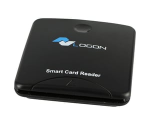 Logon Lecteur de carte d&rsquo;identit&eacute; eID & USB-C  - Noire (LCR002USBC)